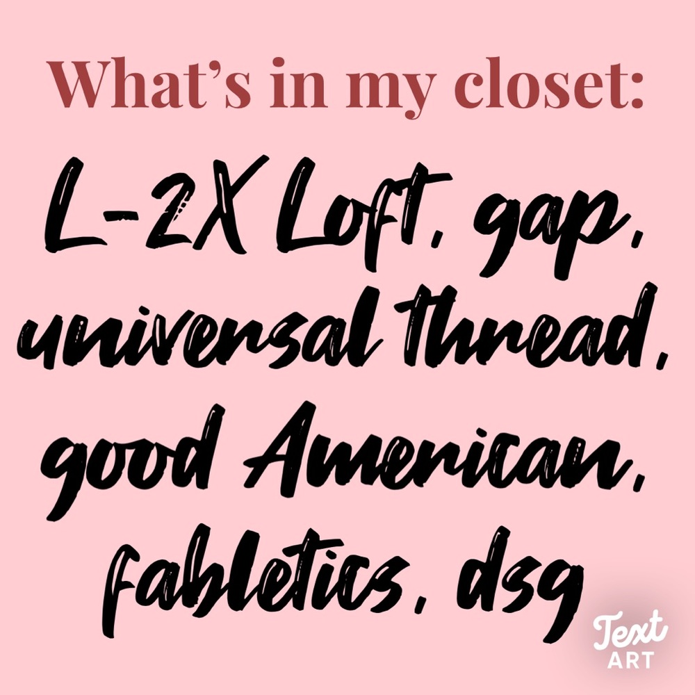 What’s in my closet: